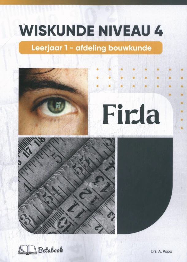 Leerjaar 1 bouwkunde – A. Papa – boek cover