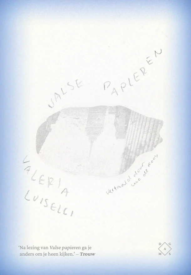 Valse papieren – Valeria Luiselli – boek cover