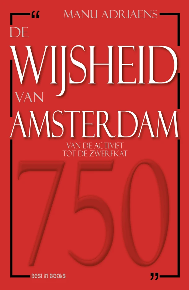 De wijsheid van Amsterdam – Manu Adriaens – boek cover