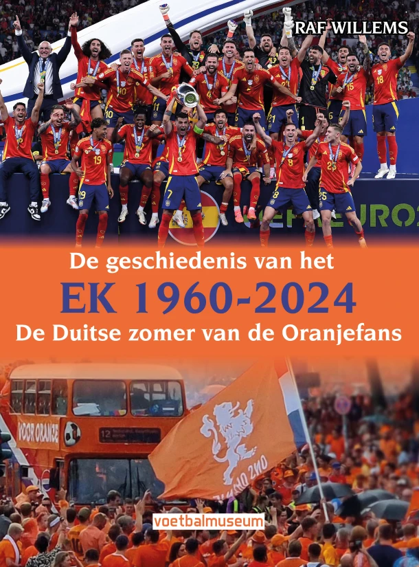 De geschiedenis van het EK 1960-2024 – Raf Willems – boek cover