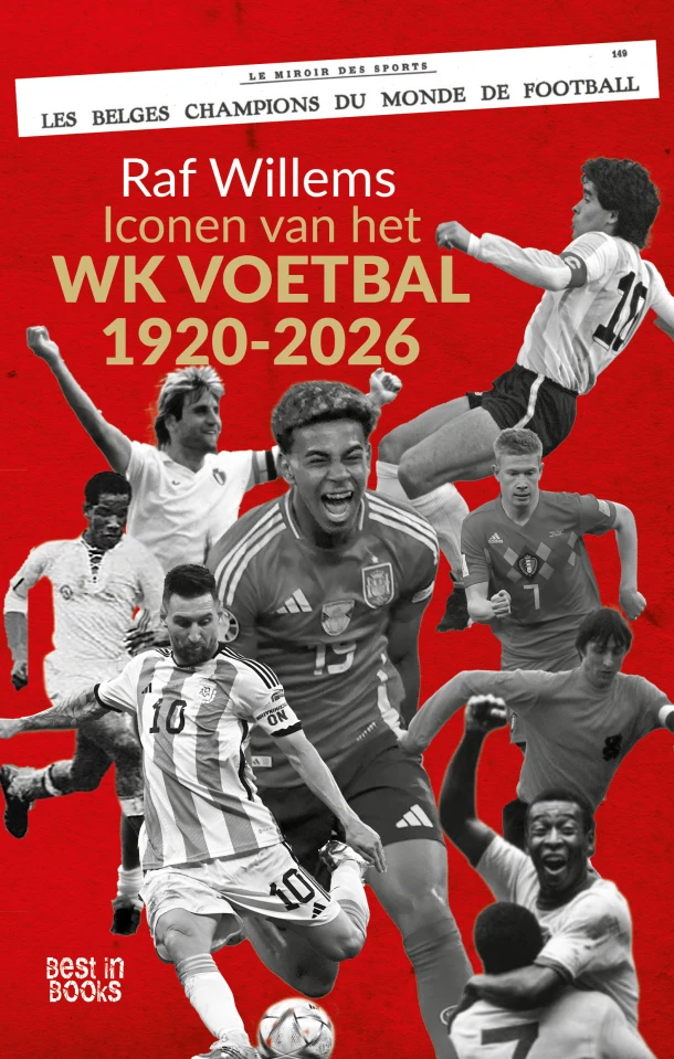 Iconen van het WK voetbal – Raf Willems – boek cover