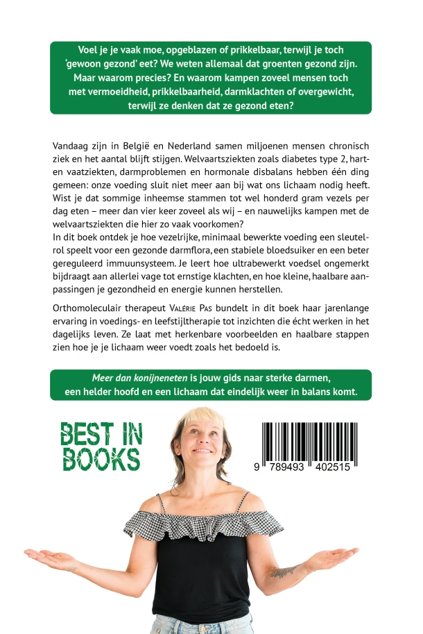 Meer dan konijneneten – Valérie Pas – boek cover