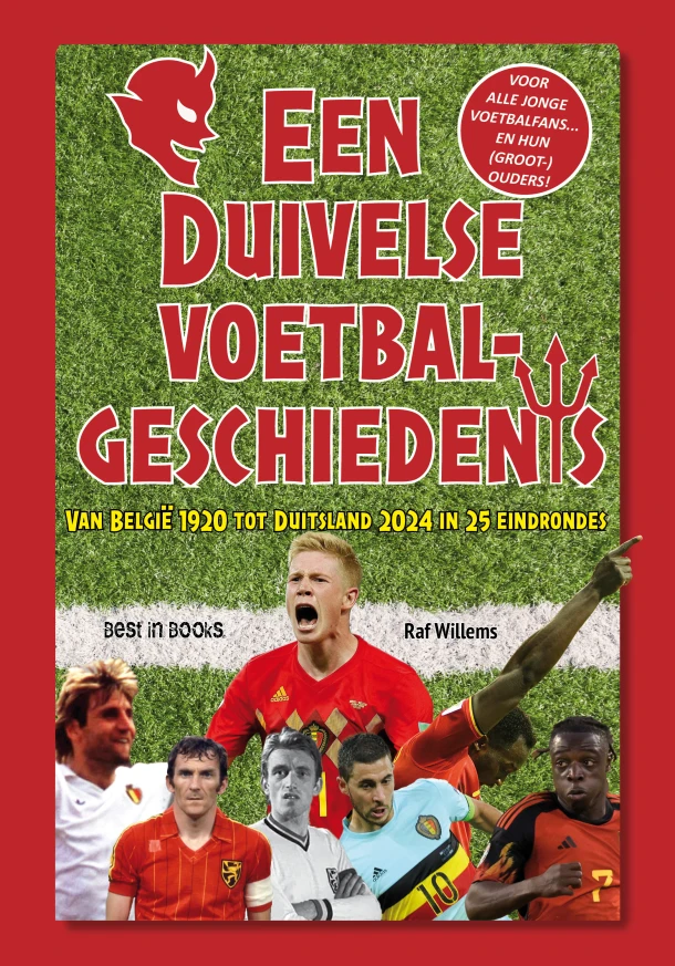 Een Duivelse voetbalgeschiedenis – Raf Willems – boek cover