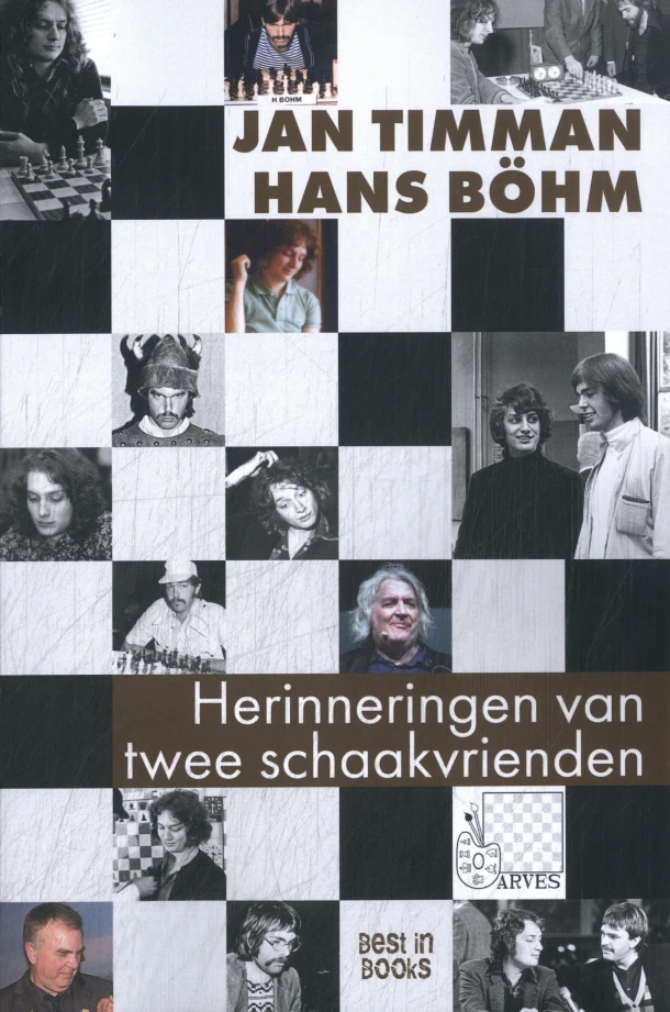 Herinneringen van twee schaakvrienden (Arves) – Jan Timman – boek cover