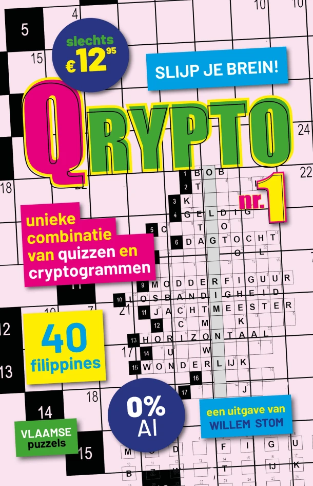 QRYPTO 1 – Tom Willems – boek cover