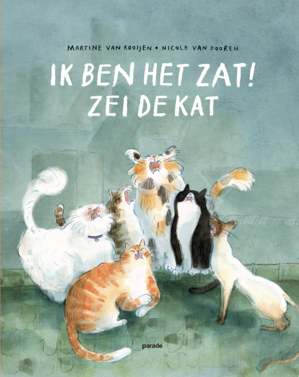 Ik ben het zat! zei de kat – Martine van Rooijen – boek cover