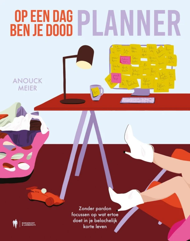 Op een dag ben je dood - Planner – Anouck Meier – boek cover
