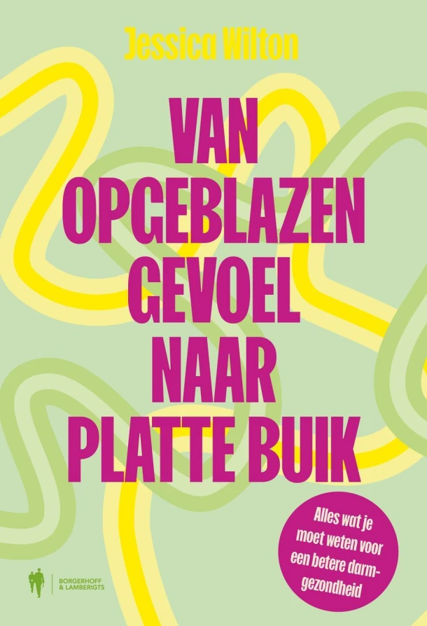 Van opgeblazen gevoel naar platte buik – Jessica Wilton – boek cover