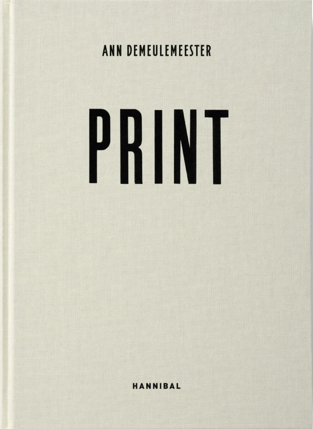 Print – Ann Demeulemeester – boek cover