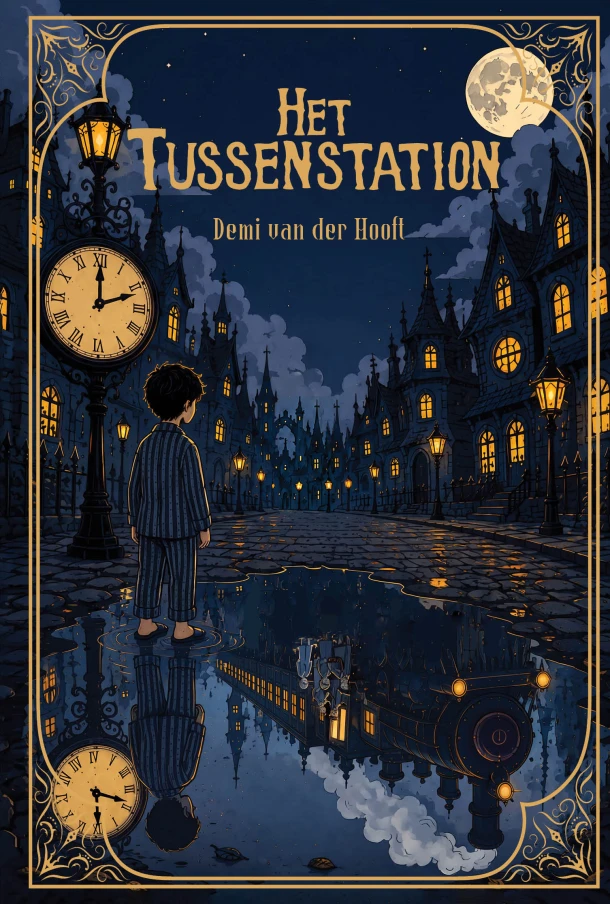 Het tussenstation – Demi Van der Hooft – boek cover