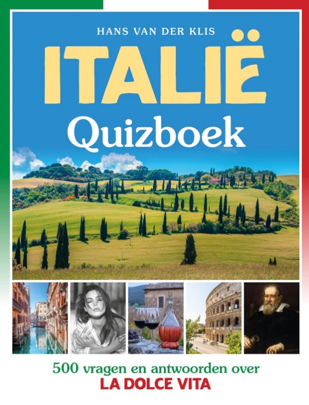 Italië Quizboek – Hans van der Klis – boek cover