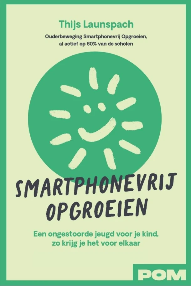 Smartphonevrij opgroeien – Thijs Launspach – boek cover