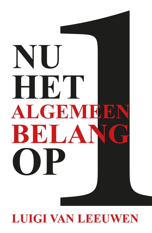 Nu het algemeen belang op 1 – Luigi van Leeuwen – boek cover