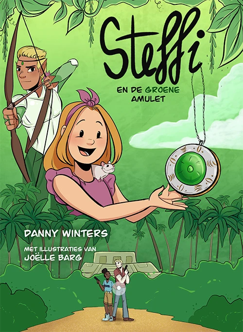 Steffi en de groene amulet ā Danny Winters ā boek cover