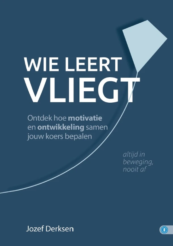 Wie leert, vliegt – Jozef Derksen – boek cover