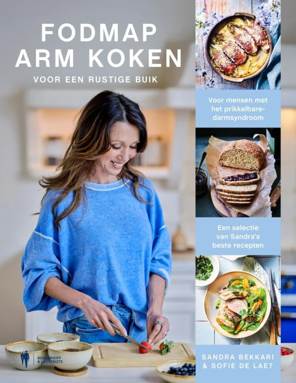 FODMAP-arm koken voor een rustige buik 2 – Sandra Bekkari – boek cover