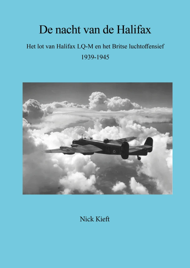 De nacht van de Halifax – Nick Kieft – boek cover