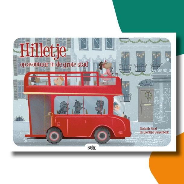 Hilletje op avontuur in de grote stad kamishibai vertelplaten – boek cover