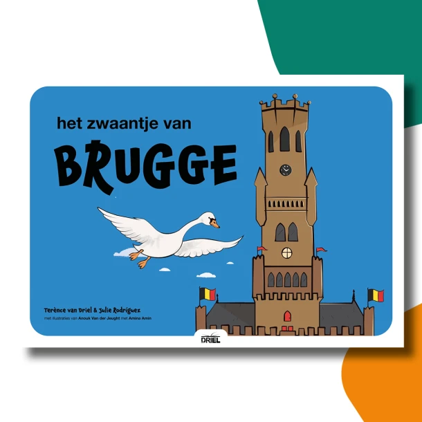 Het zwaantje van Brugge | kamishibai vertelplaten – boek cover