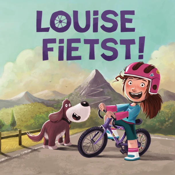 Louise fietst! – Elke Bleyaert – boek cover