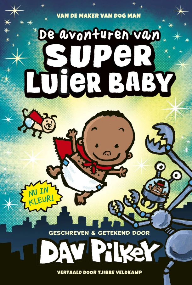 De avonturen van Super Luier Baby – Dav Pilkey – boek cover