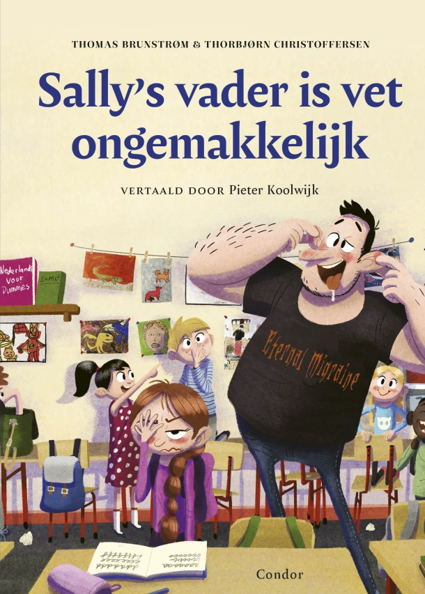 Sally's vader is vet ongemakkelijk – Thomas Brunstrøm – boek cover