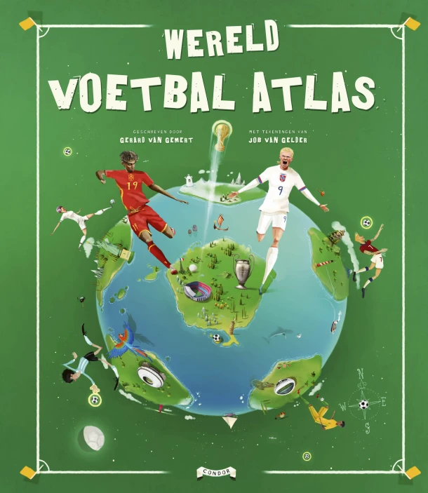 Wereld Voetbal Atlas – Gerard van Gemert – boek cover