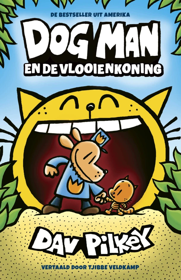 Dog Man en de vlooienkoning – Dav Pilkey – boek cover