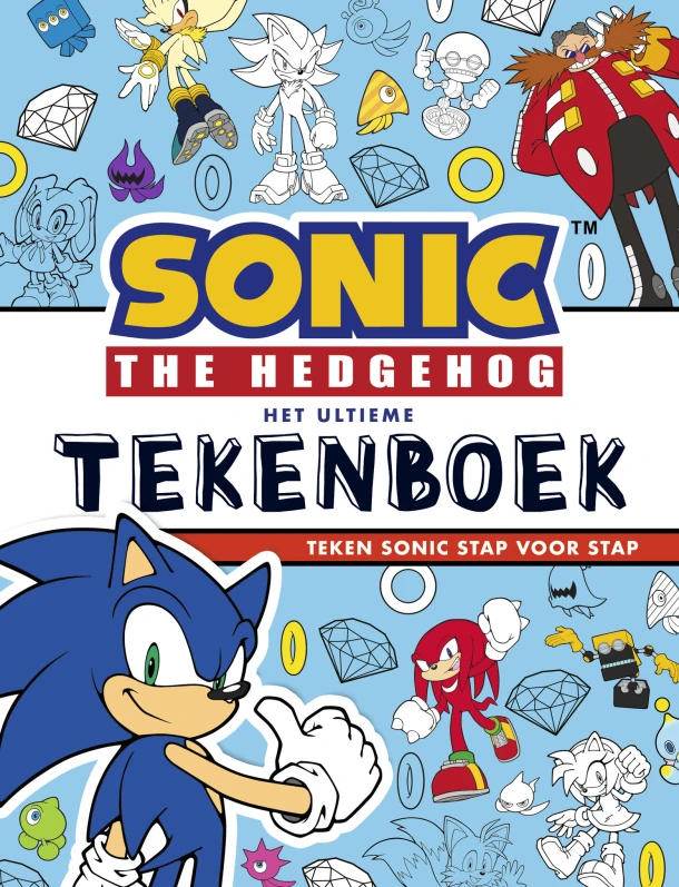 Sonic the Hedgehog - Het ultieme tekenboek – boek cover