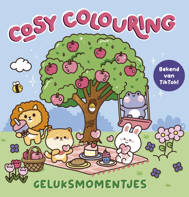 Cosy Colouring - Geluksmomentjes – Hinkler Studio – boek cover