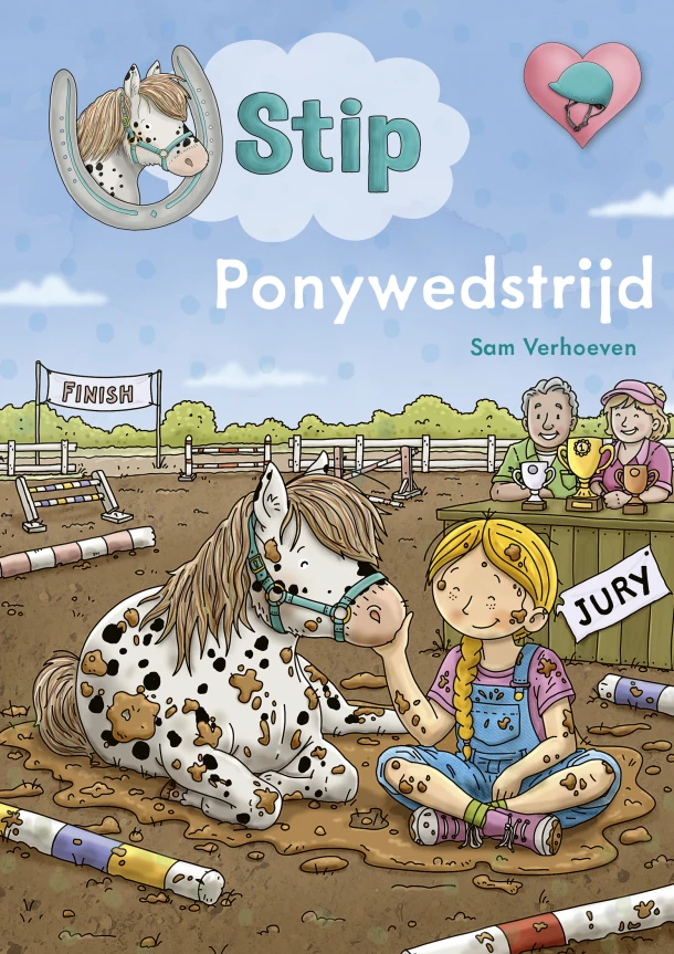 Ponywedstrijd – Sam Verhoeven – boek cover
