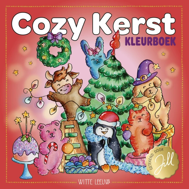 Cozy Kerst Kleurboek – Jill Schirnhofer – boek cover
