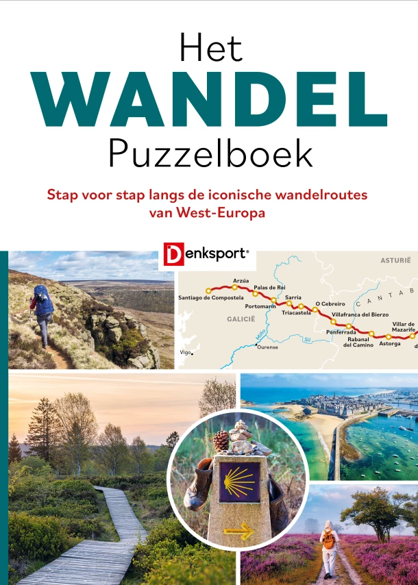 Het Wandelpuzzelboek: West-Europa – Peter Vroege – boek cover