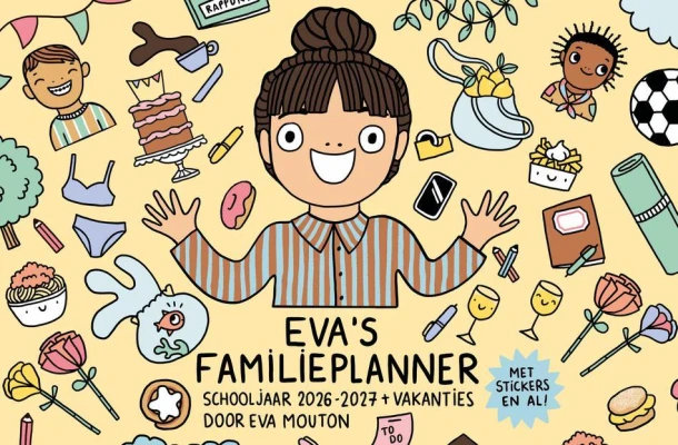 Eva's familieplanner 2026-2027 – Eva Mouton – boek cover