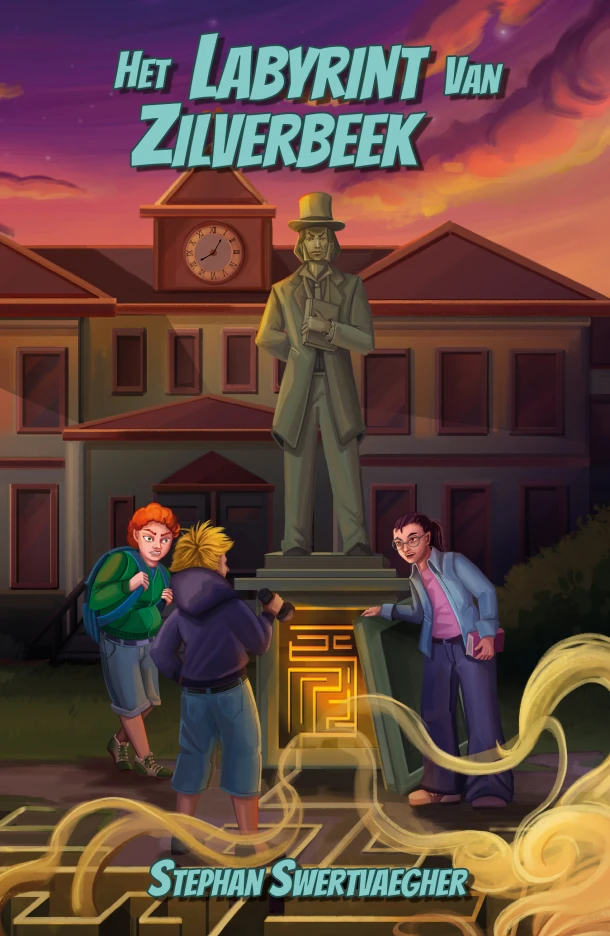 Het labyrint van Zilverbeek – Stephan Swertvaegher – boek cover