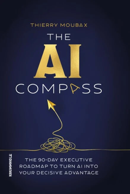 The AI compass – Thierry Moubax – boek cover