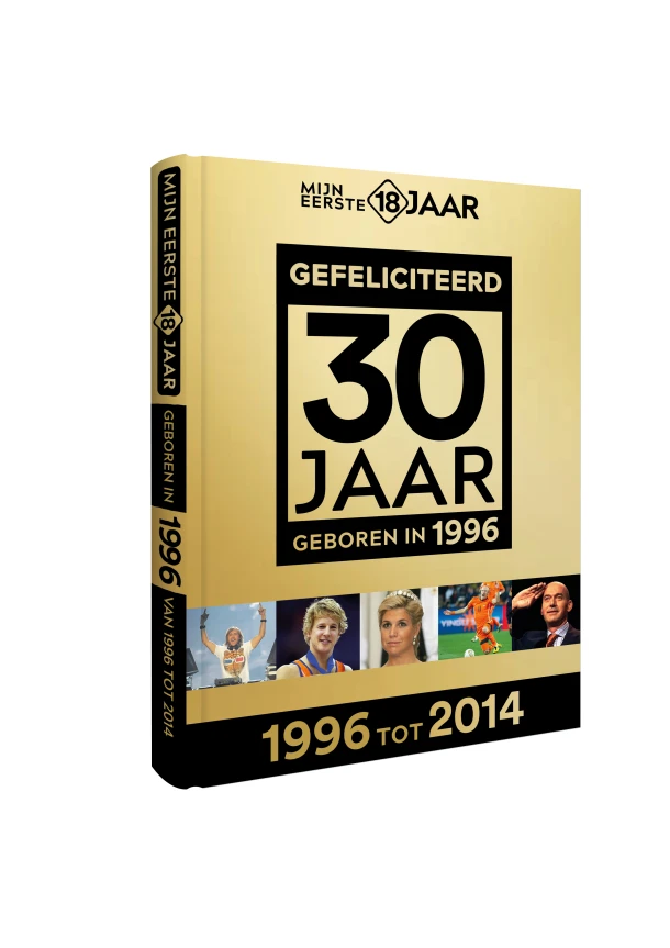 Geboren 1996 – Mijn eerste 18 jaar – boek cover