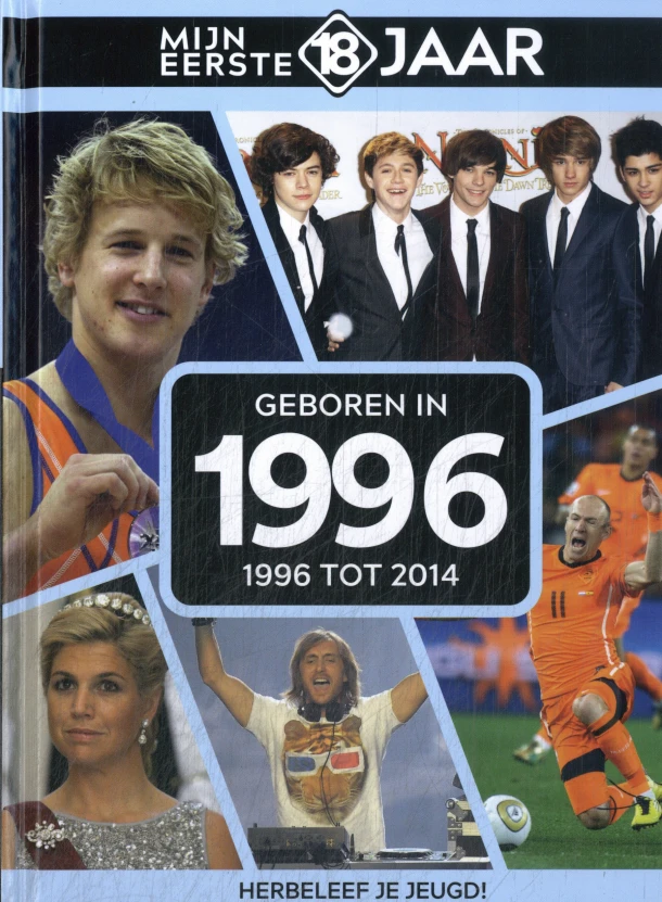 Geboren 1996 – Mijn eerste 18 jaar – boek cover