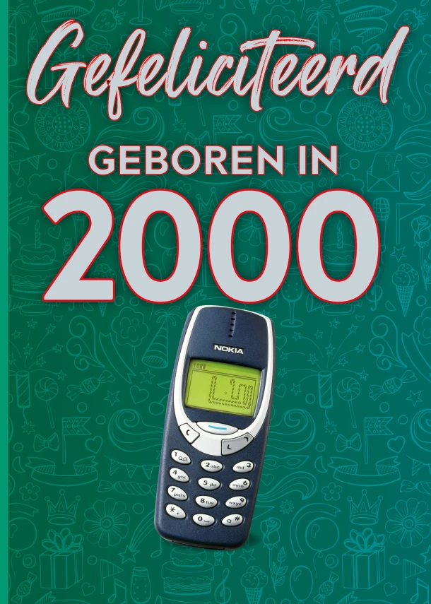 Gefeliciteerd geboren in 2000 set van 4 – TDM Publishing – boek cover
