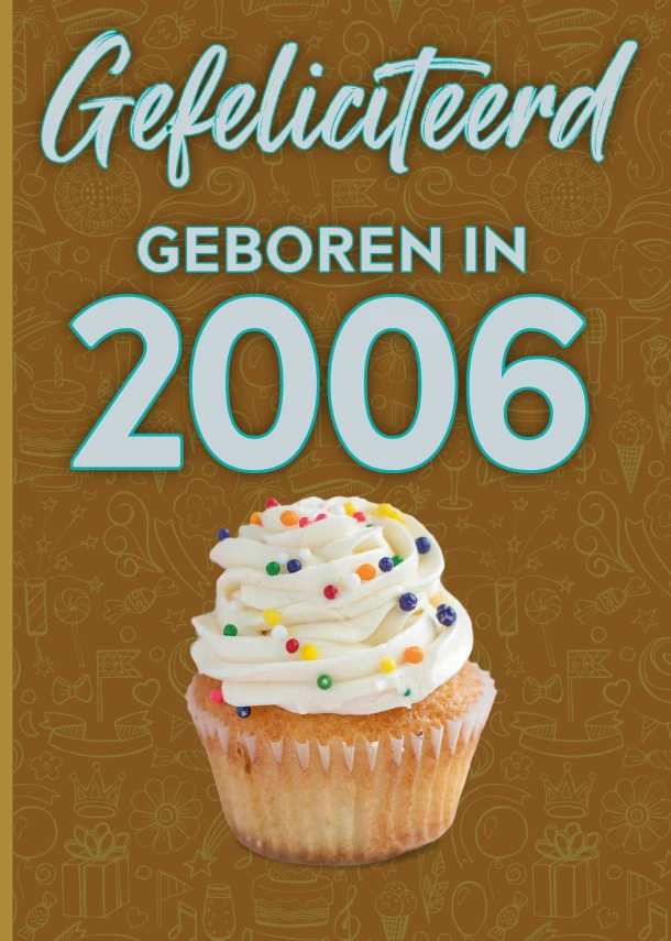 Gefeliciteerd geboren in 2006 set van 4 – TDM Publishing – boek cover