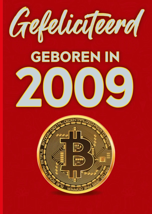 Gefeliciteerd geboren in 2009 set van 4 – TDM Publishing – boek cover
