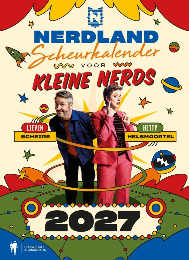 Scheurkalender kleine nerds 2027 – boek cover