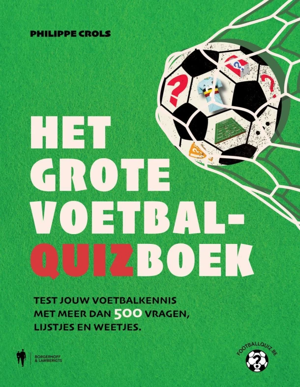 Het grote voetbalquizboek – Philippe Crols – boek cover