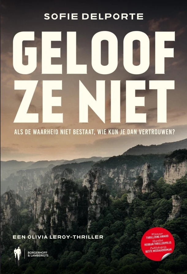 Geloof ze niet – Sofie Delporte – boek cover