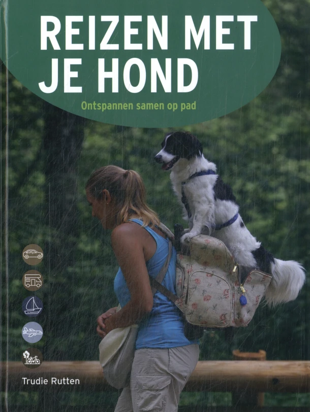 Reizen met je hond – Trudie Rutten – boek cover