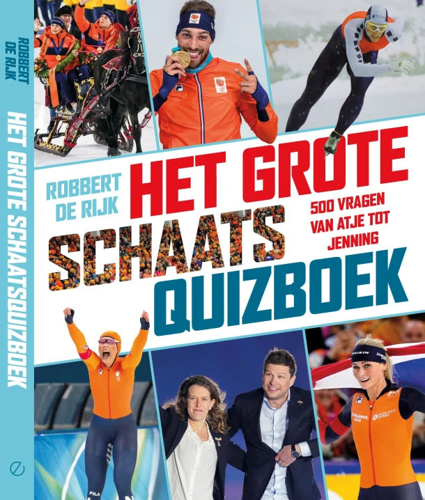 Het grote schaatsquizboek – Robbert de Rijk – boek cover