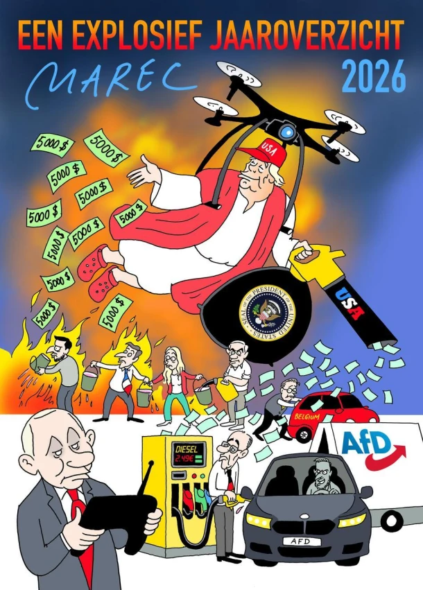 Een explosief jaaroverzicht 2026 – Marec – boek cover