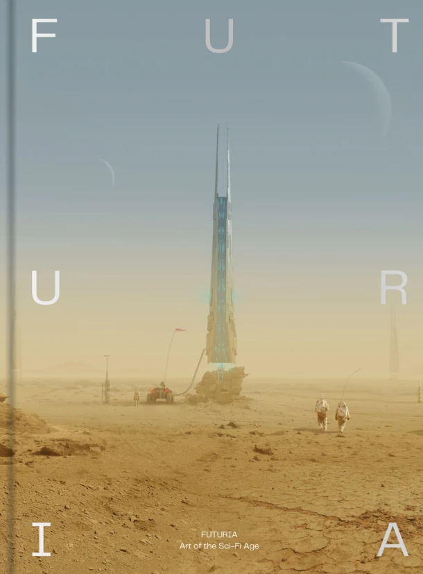 Futuria: Art of the Sci-Fi Age – Victionary – boek cover