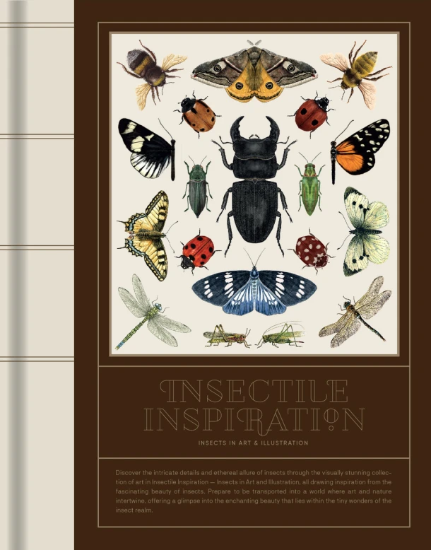 Insectile Inspiration: Insects in Art and Illustration – Victionary – boek cover