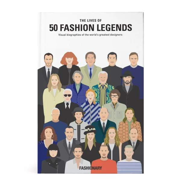 The Lives of 50 Fashion Legends – Fashionary – boek cover